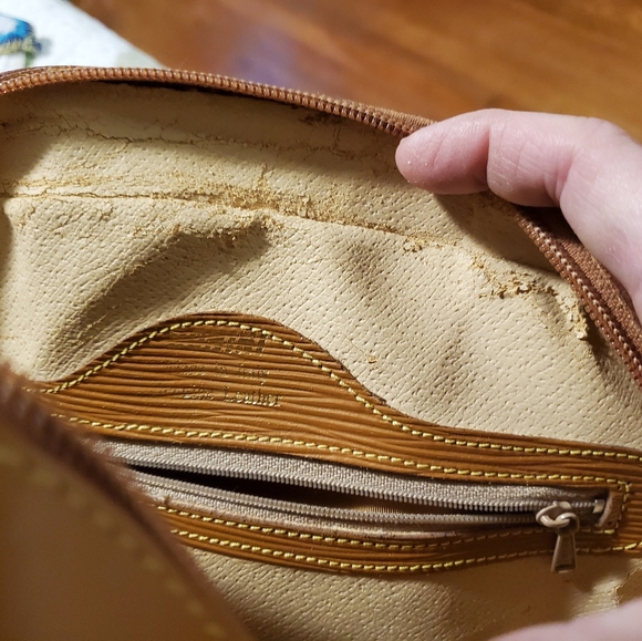 Bonini Italian leather Zip close Satchel - Picture 10 of 10